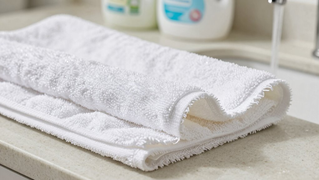 detergent buildup reduces absorbency