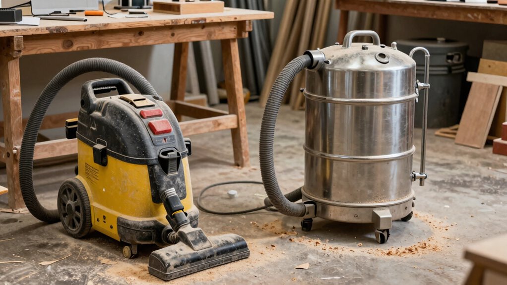 different dust extraction systems