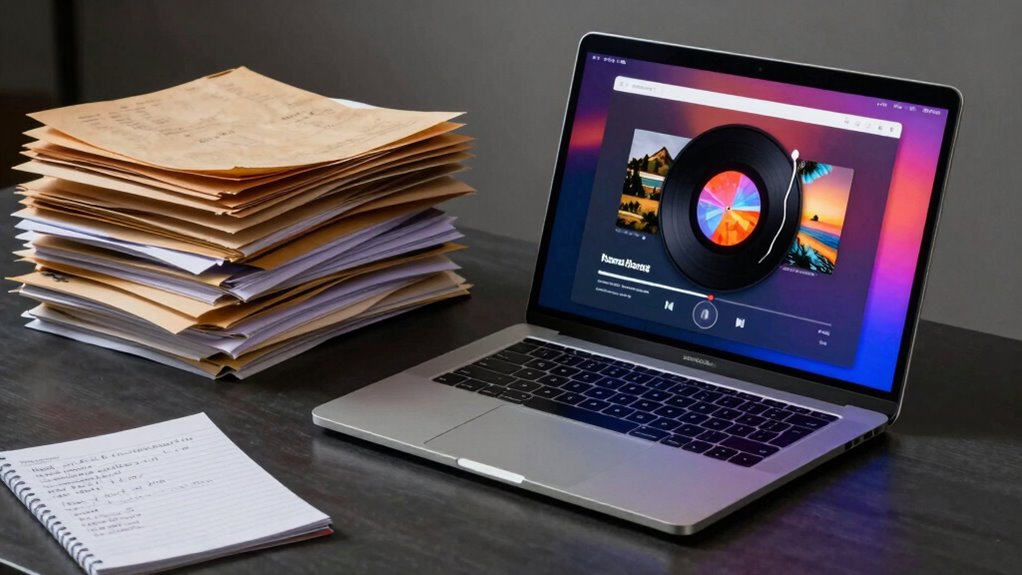 digital and paper home records
