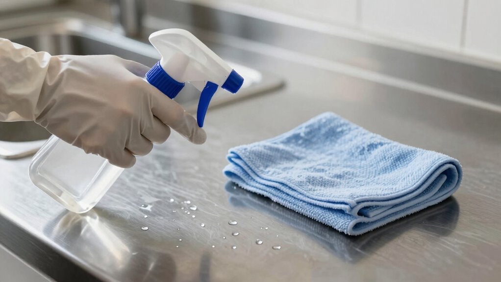 disinfect high touch areas regularly