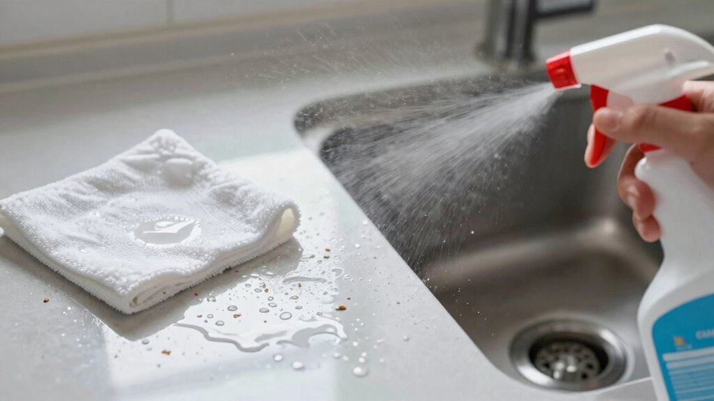 disinfect high touch food surfaces