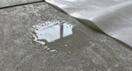 diy garage moisture test