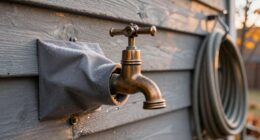 drain and cover faucets