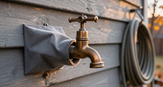 drain and cover faucets