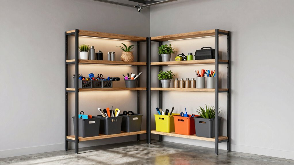 durable adjustable space saving shelves