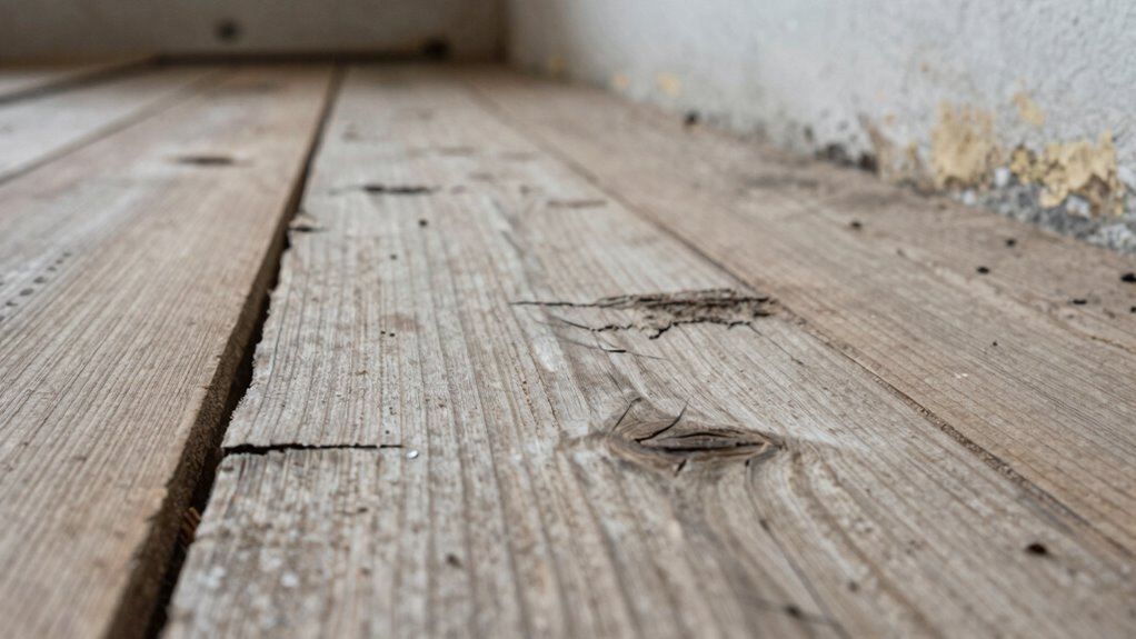 early signs of structural damage