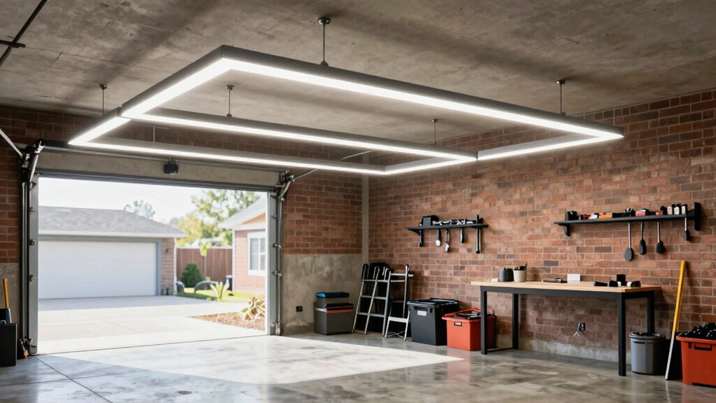 easy efficient garage lighting