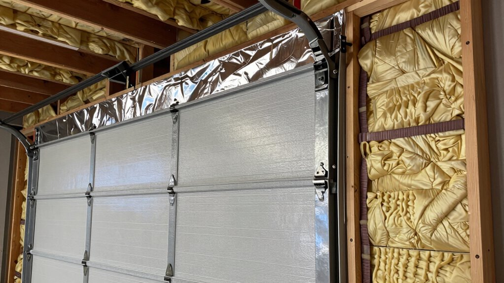 effective garage door insulation