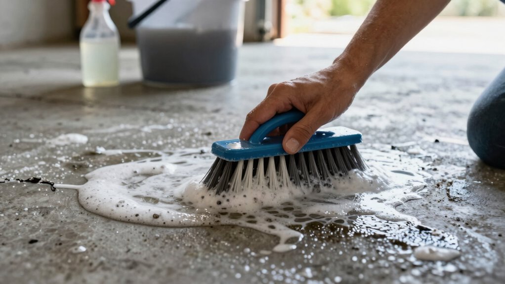 effective garage floor cleaning