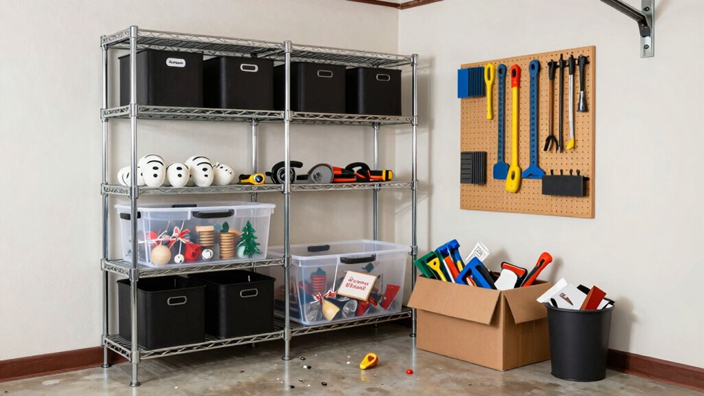 effective organized garage storage