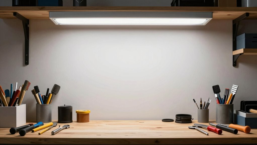 effective shop lighting placement