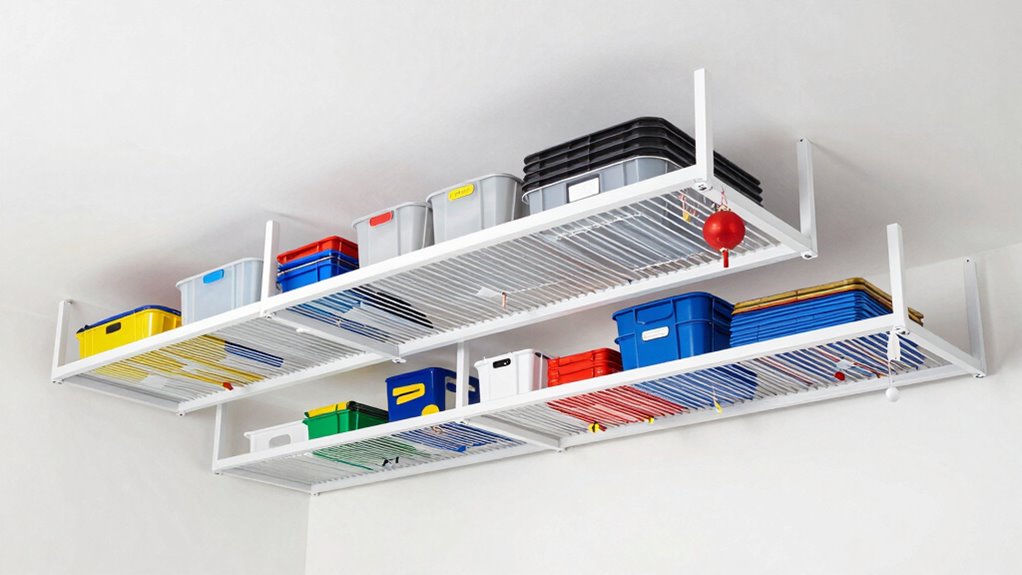 efficient ceiling storage organization
