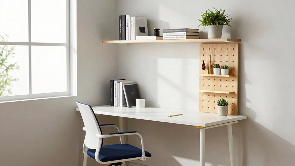 efficient ergonomic organized workspace