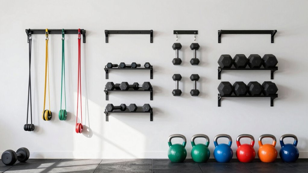 efficient garage gym organization