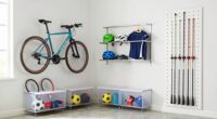 efficient garage sports storage