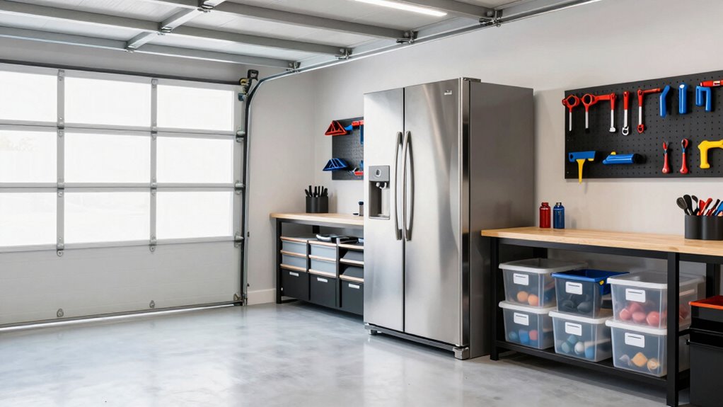 efficient garage storage organization