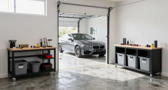 efficient garage work layout