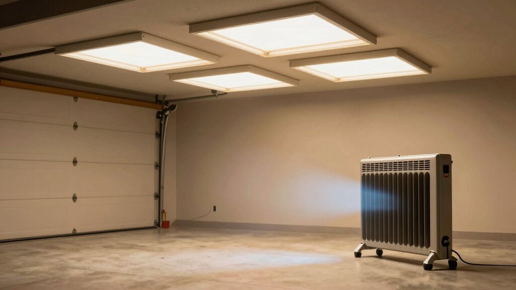 efficient safe garage heating