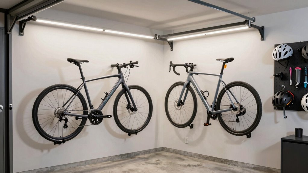 efficient small garage storage
