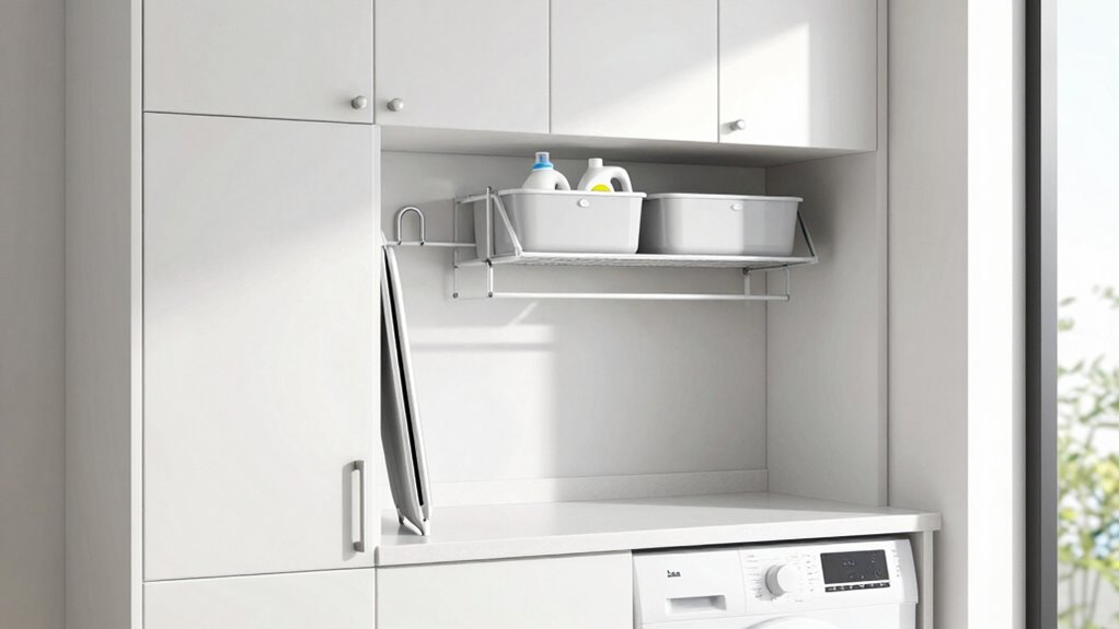 efficient small laundry organization