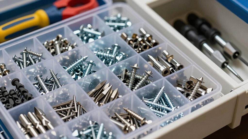 efficient small parts organization