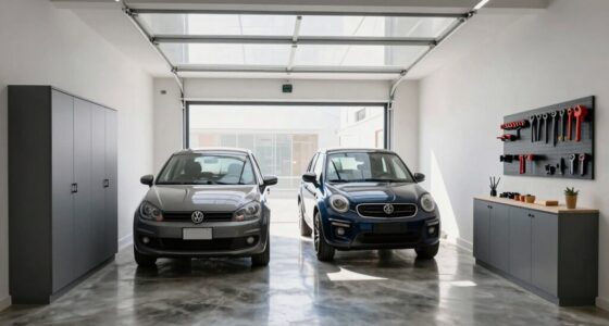 efficient two car garage design