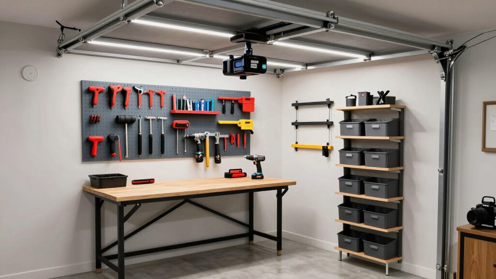 efficient versatile garage organization
