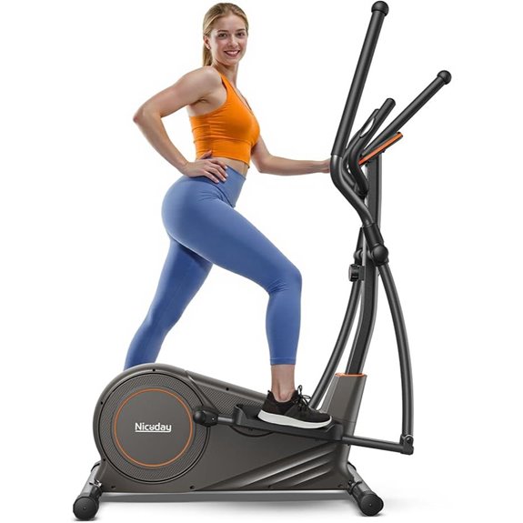 elliptical with adjustable stride