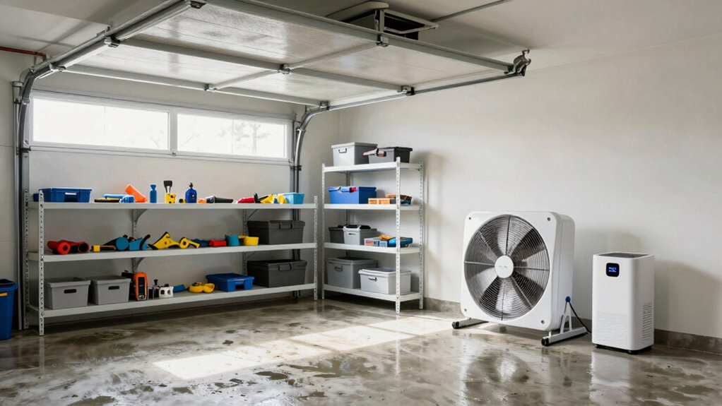 enhance garage moisture control
