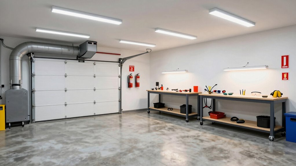 ensure safe well lit ventilation