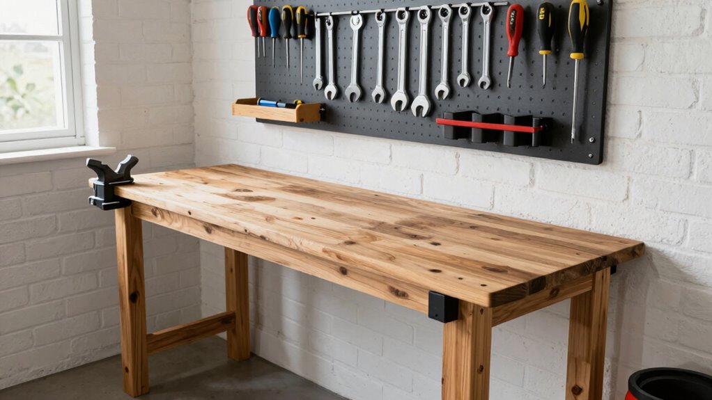 ergonomic workbench organization