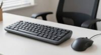 ergonomic workspace setup