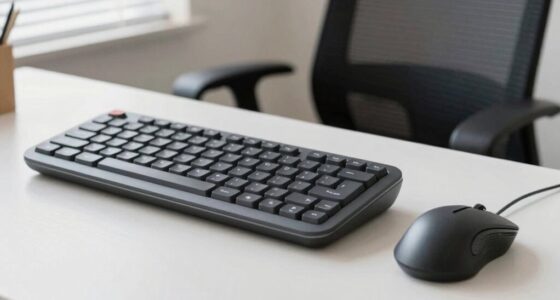 ergonomic workspace setup