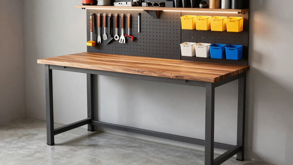 essential garage workbench features