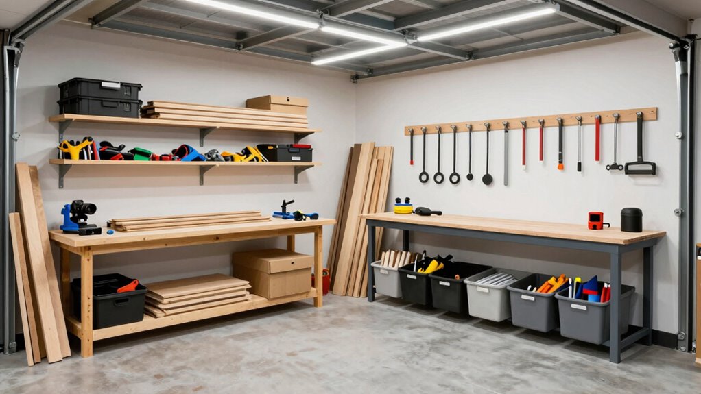 establish clear organized workspaces