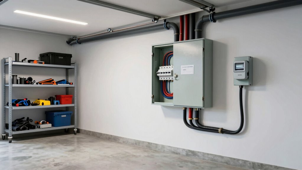 evaluate garage electrical capacity