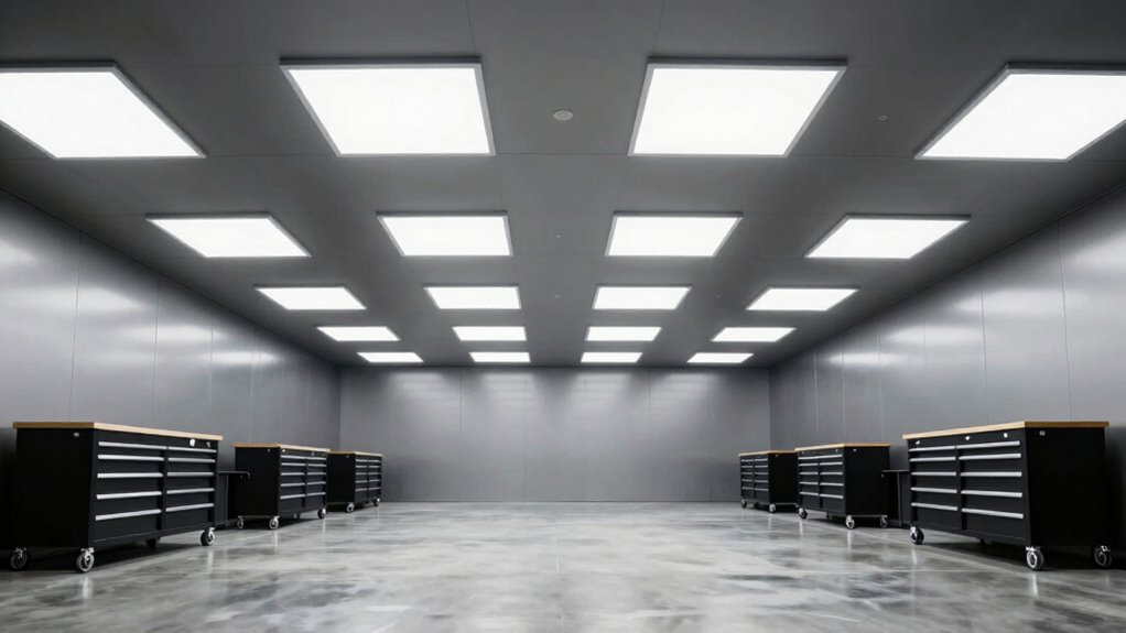 evenly distributed energy efficient lighting