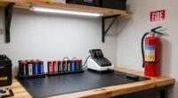 fire safe tool charging station