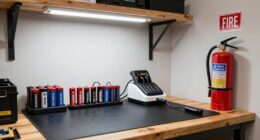 fire safe tool charging station
