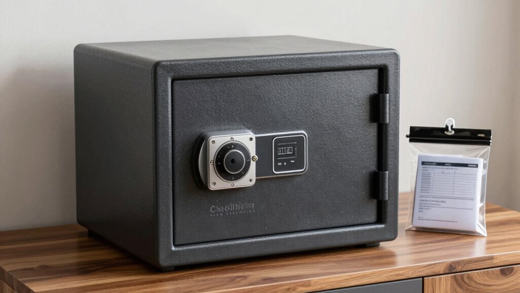 fireproof waterproof security features