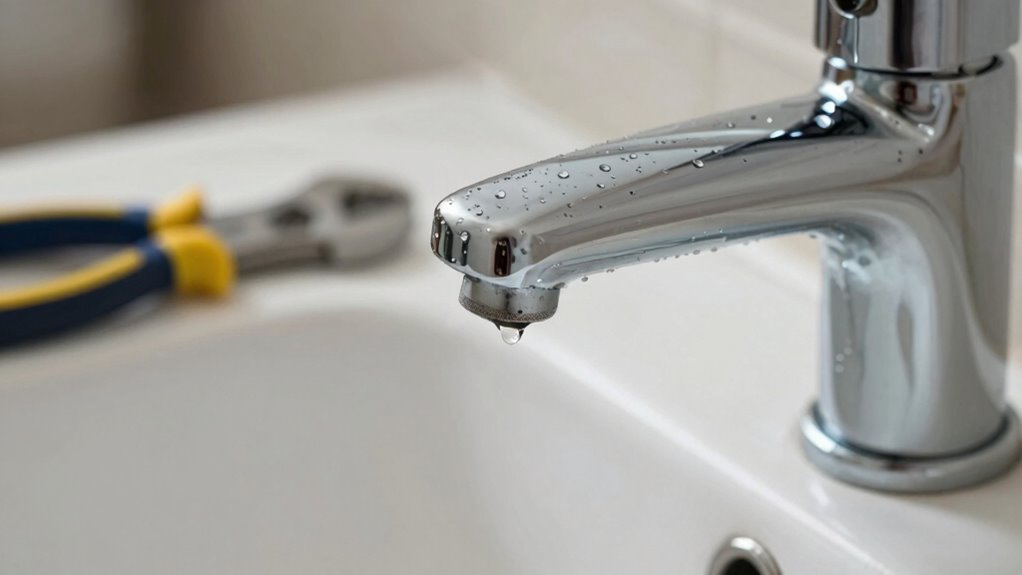 fixing a dripping faucet