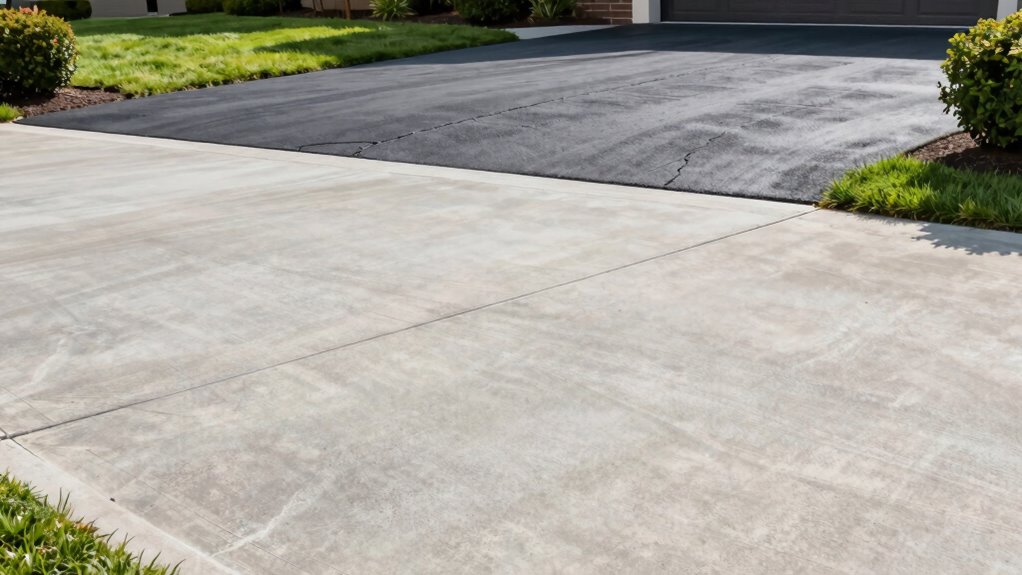 flexible crack resistant driveway materials