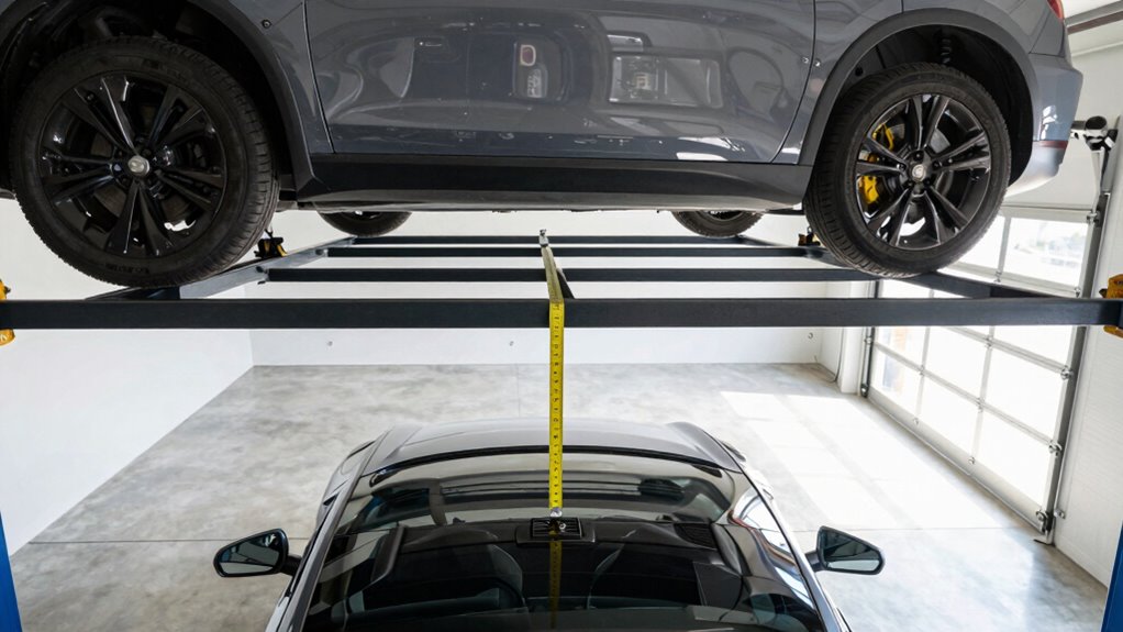 garage and vehicle measurements