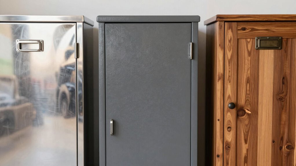 garage cabinet material costs