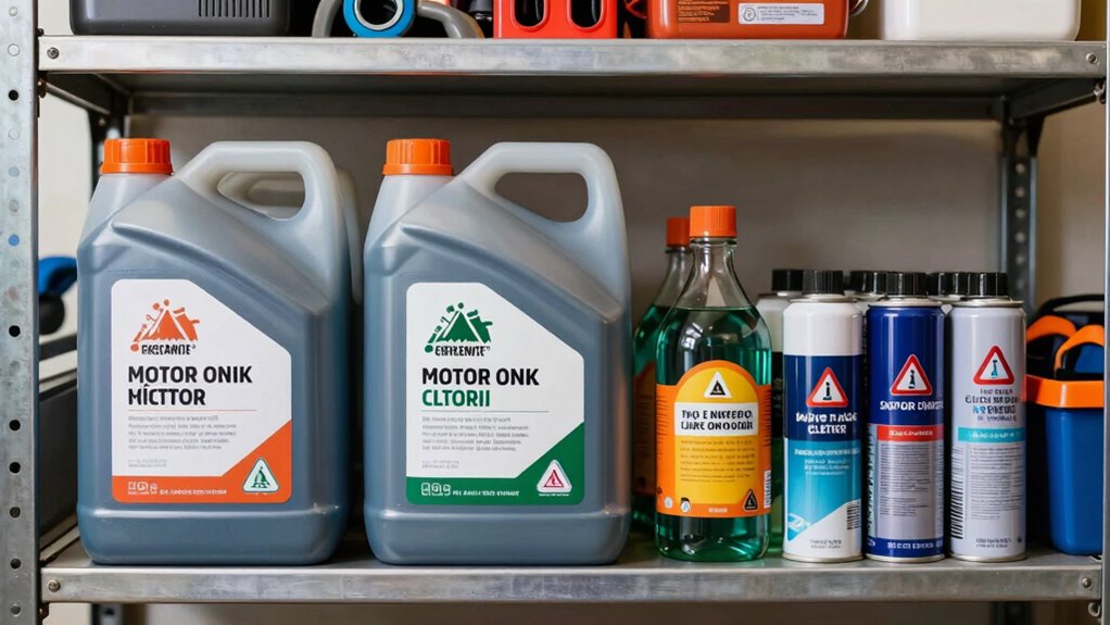garage chemical storage safety