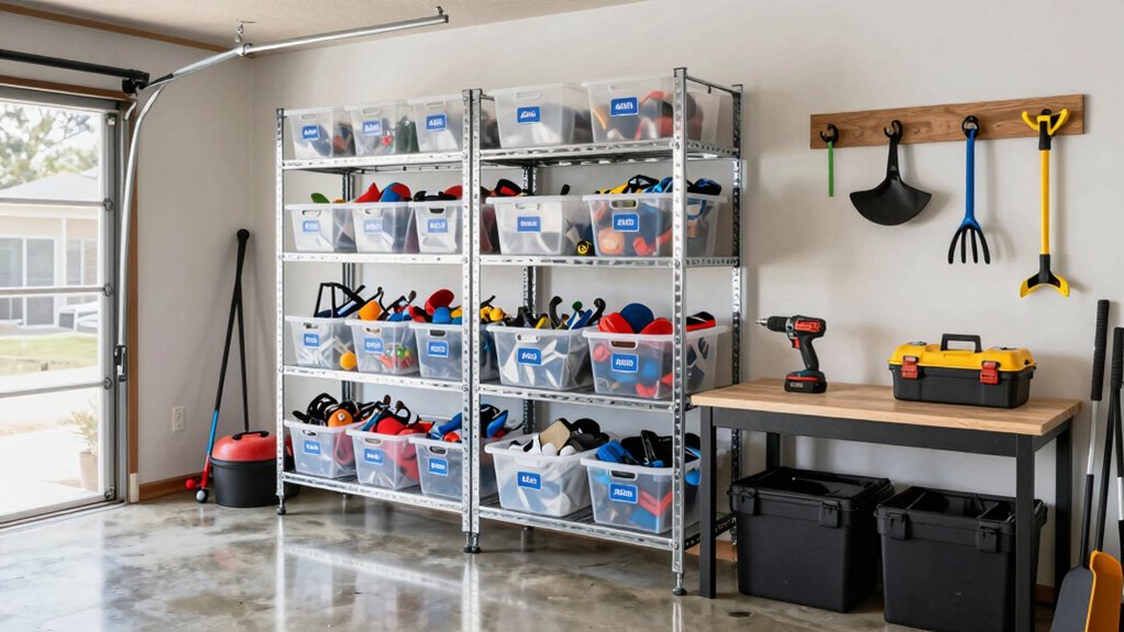 garage cleaning and inventory