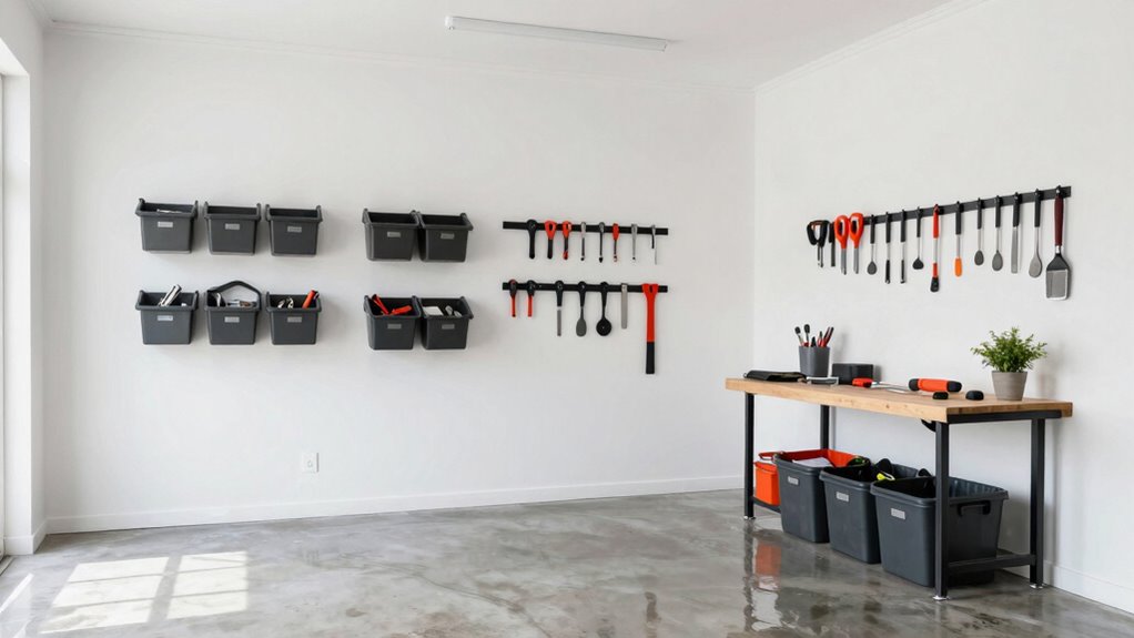 garage cleaning and painting