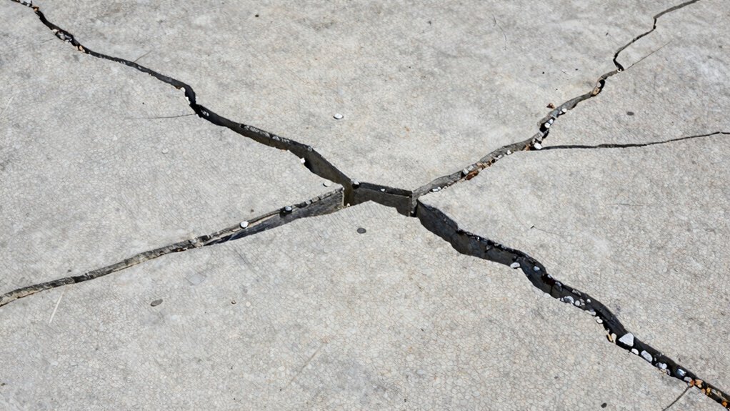 garage concrete crack repair