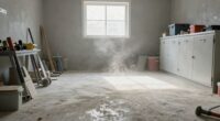 garage concrete dust prevention