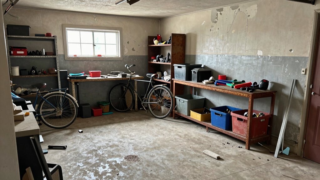 garage condition and improvements